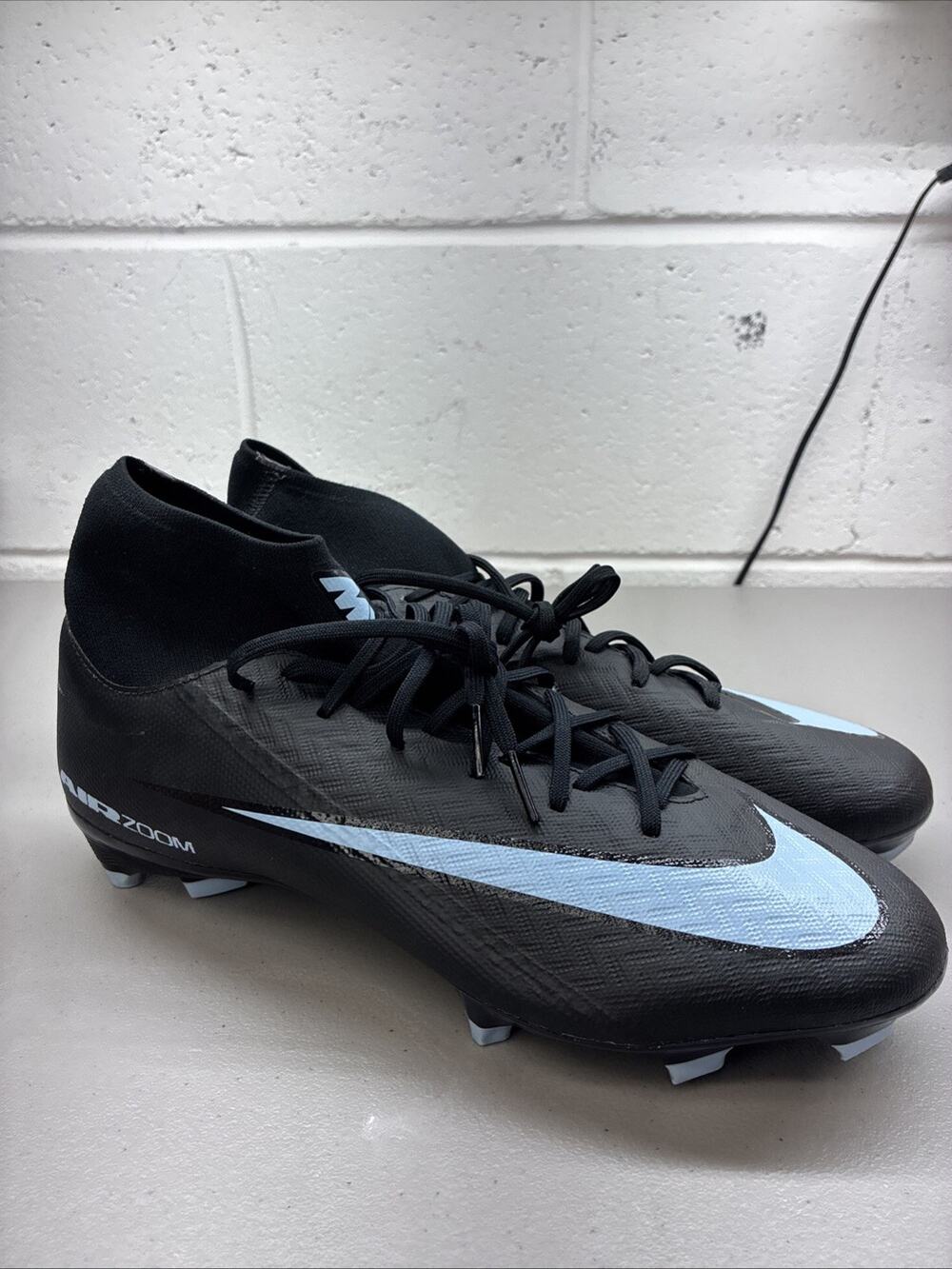 Nike Zoom Superfly 10 Academy Soccer Cleats Black FG/MG FQ1456-001 Mens Size 9